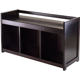 Jonti Craft Kydz Shoe Storage Cubbies W Bench Camel Walmart Com