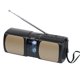 thumbnail image 1 of Altavoz Bluetooth portátil, con carga solar, función de radio FM, luz LED, altavoz inalámbrico ligero de alta potencia, 1 of 3