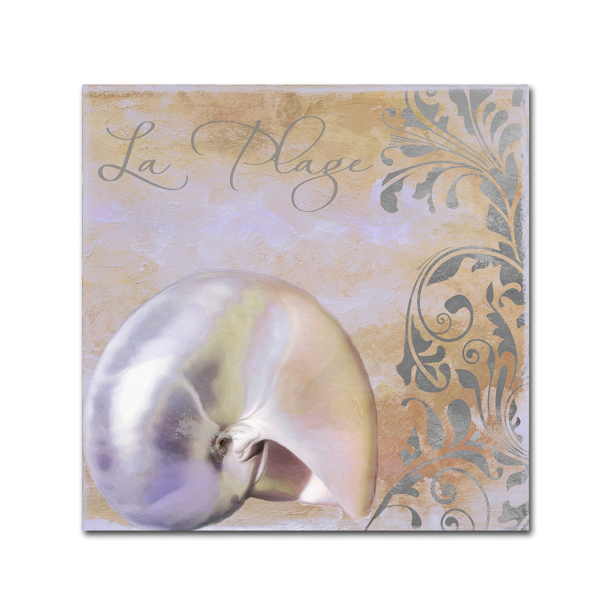 Trademark Fine Art "Painted Sea IV" Canvas Art by Color Bakery