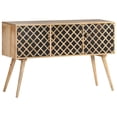 thumbnail image 3 of vidaXL Sideboard 46.5"x13.8"x29.5" Solid Mango Wood, 3 of 10