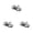 AS SHOWN 3PCS, variant on 3D Metal Assembled Models DIY Puzzles Sports Car Models Desktop Decoration