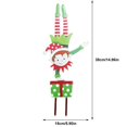 thumbnail image 2 of Estaca de jardín de elfo de Navidad, gnomo de Metal navideño, estaca de patio, adorno de elfo de hierro forjado, letreros de jardín, decoración de vacaciones al aire libre, 2 of 8