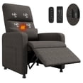 thumbnail image 1 of Power Recliner Chair with Massage & Heat for Living Room - Adjustable Electric Sofa - Ergonomic Tall Back, Padded Seat, Lumbar Support - Side Pockets, USB Port, Comfortable Home Theater Seating, 1 of 13