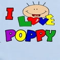 thumbnail image 2 of CafePress - I Love Poppy CUTE Baby/Toddler Onesie - Baby Light Bodysuit, Size Newborn - 24 Months, 2 of 4