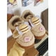 thumbnail image 2 of Zapatillas de casa de algodón con diseño de abeja para mujer, zapatos de invierno para padres e hijos, antideslizantes, cálidos, para niños y niñas, zapatillas para el hogar, 2 of 5