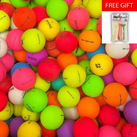 Mulligan - 77 Mix Pro Line AAA Recycled Used Golf Balls, Color
