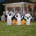 thumbnail image 3 of Halloween Inflatable Ghost Trio with Jack-O'-Lanterns, 3 of 3