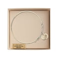 thumbnail image 3 of 8 1/2 inch Round Double Loop Bangle Bracelet w/ Miraculous Medal in Gold-Filled, 3 of 3
