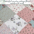 thumbnail image 5 of Cozy Line Home Fashions Celia Patchwork Floral Cotton, Twin, 5 of 5