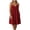 Wine, variant on Bosfbaoi Dresses for Women Casual Plaid Cami Dress A-Line Beach Vacation Sundress Button Front V-Neck Sleeveless Womens Dresses with Pockets Summer Dresses for Women 2026