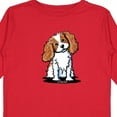 thumbnail image 4 of Inktastic KC Cavalier Spaniel Boys or Girls Long Sleeve Toddler T-Shirt, 4 of 5