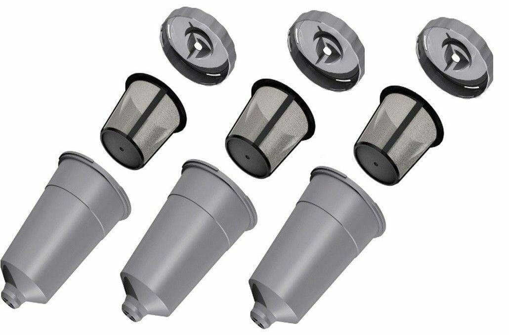 3 Pack Keurig Compatible My K-Cup Reusable Replacement Coffee Filter Refillable Holder