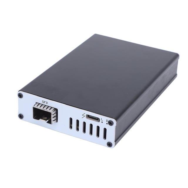 Carte Portable 25G USB4 SFP Interface Optique Plug and Play Alliage d'Aluminium pour Transfert de Données Rapide