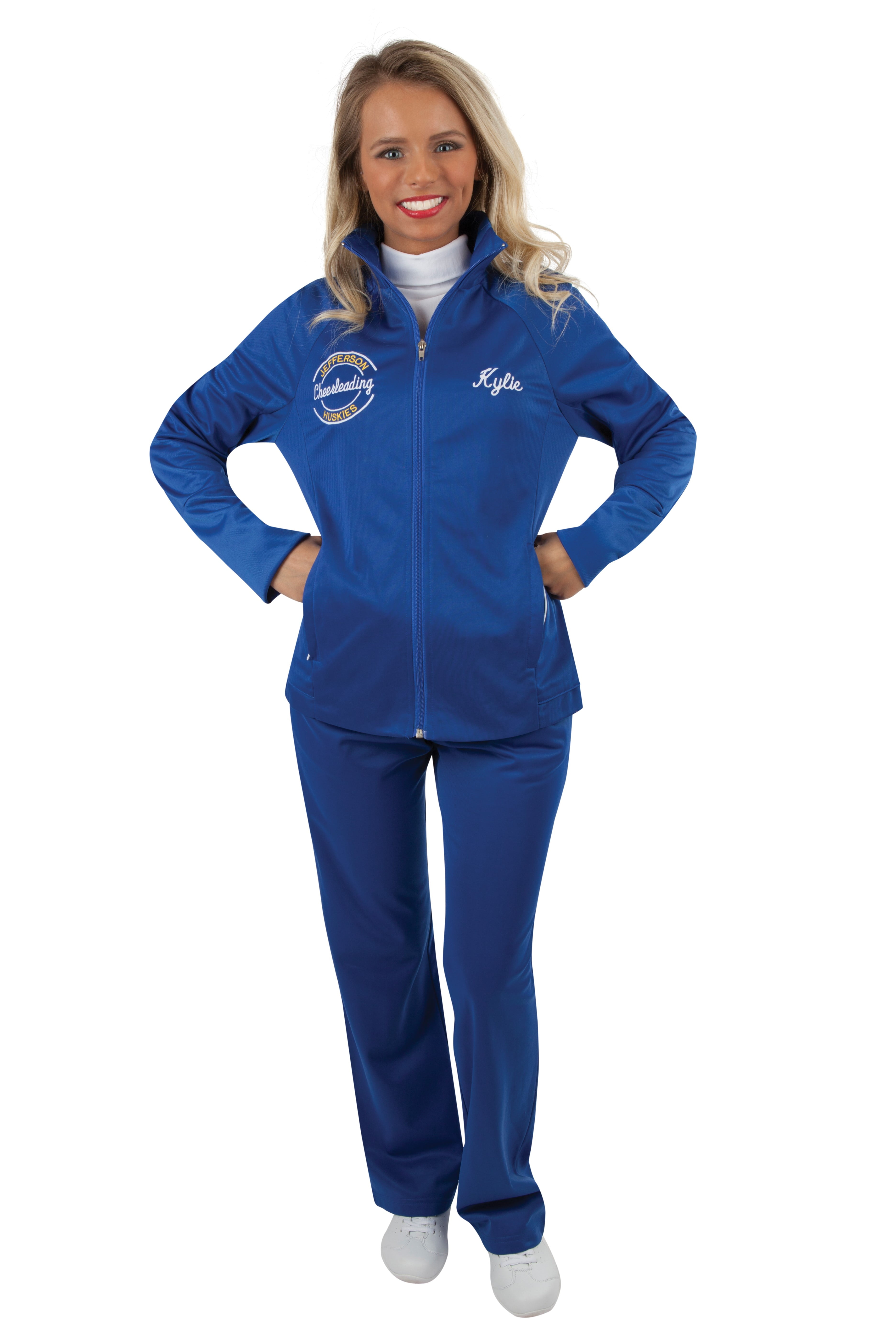 Cheer Fantastic - Cheer Fantastic Inspire Jacket Red/White Ladies Small