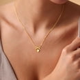 thumbnail image 3 of Turandoss Bow Necklace for Women Girls Dainty 14K-Gold-Plated Necklace Cute Heart Bow Pendant Necklaces Choker Necklaces Chain Necklaces Trendy Jewelry Gift for Women Fashion Accessories, 3 of 8