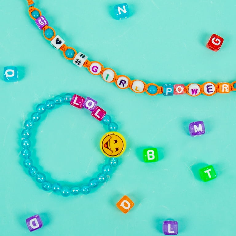 Hello Hobby Small Alphabet Beads/White w/300 pcs & colored w/160 pcs/460  total