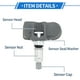 thumbnail image 5 of Sensor de presión de llantas Unique Bargains TPMS Sensor 433MHz No.A0025409617 para Mercedes-Benz Clase B 2011-2018, 5 of 7