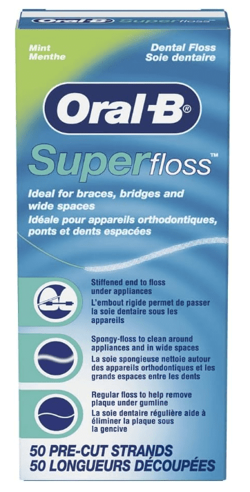 super floss mint e-cigarette price Oral-B Superfloss Dental Floss Pre-Cut Strands, Mint