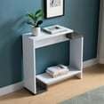 thumbnail image 2 of Miekor Furniture 213033 Console White & Distressed Grey 131400, 2 of 4