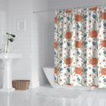 thumbnail image 2 of Pioneer Flower Floral Print Pattern Shower Curtain 72"x72", Bathroom Decorative Shower Curtain Set with 12 Hooks, Waterproof Washable, 2 of 6