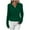 Green, variant on Herrnalise Women's Sweaters V Neck Casual Long Sleeve Button Down Knit Pullover Sweater Tops Solid Color Striped S-2XL