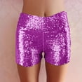 thumbnail image 1 of MKLEKYY Pantalones Cortos Para Correr Mujer Pantalones Cortos De Lentejuelas Para Mujer Pantalones Cortos De Discoteca Con Purpurina Brillante Jazz Mini Pantalones Cortos Elásticos De Baile, 1 of 4