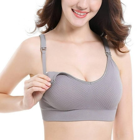 

Stibadium Womens Seamless Sleep Nursing Bra for Breastfeeding Clip Down Maternity Bras
