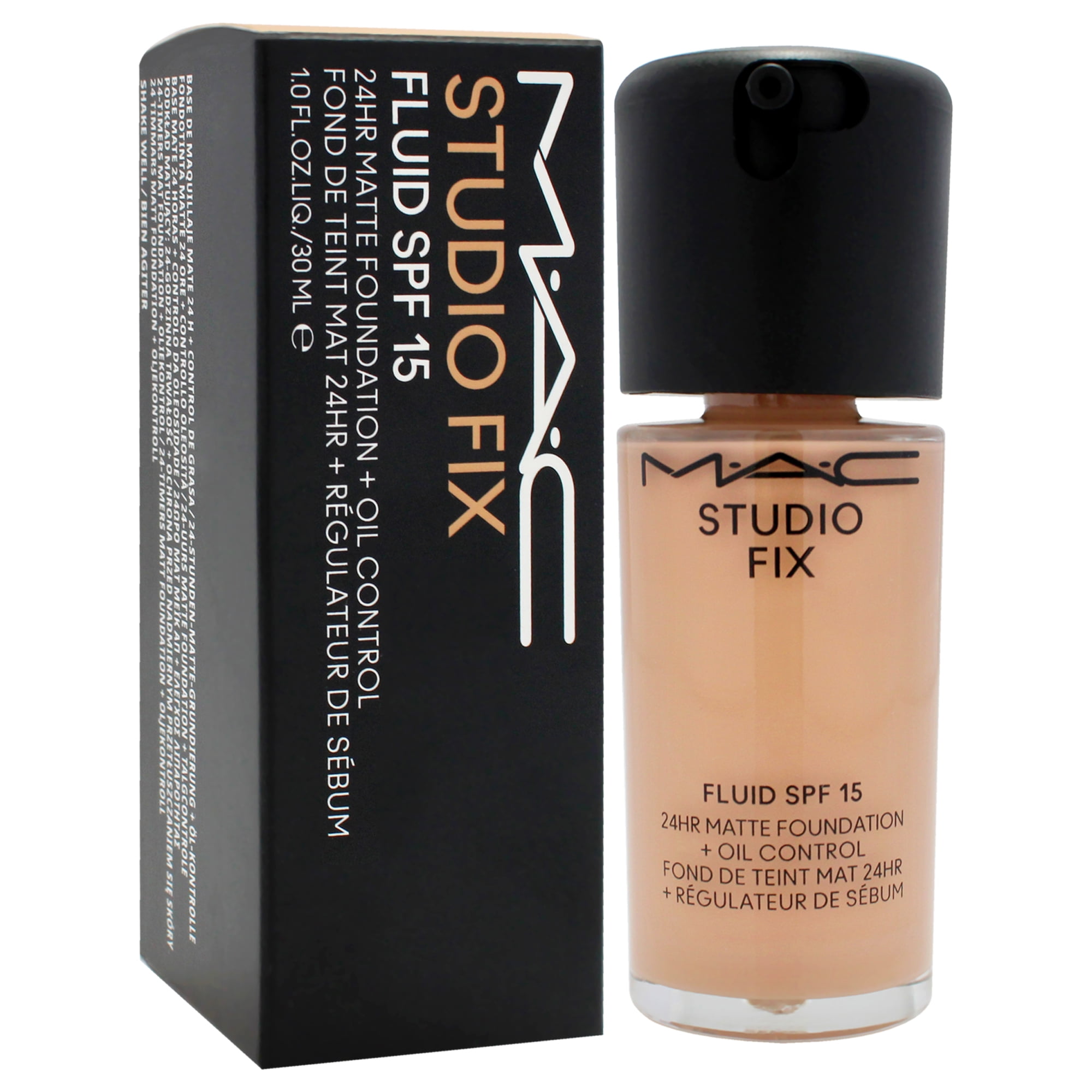 MAC Studio Fix Fluid SPF 15 24Hr Matte Foundation Plus Oil Control - NW22 , 1 oz Foundation