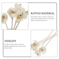 thumbnail image 4 of Aromatherapy Diffuser Sticks with Flower Design for Home Decor Made of Synthetic Material White Color 5pcs, 4 of 8
