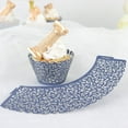 thumbnail image 2 of Efavormart 25 Pack | Navy Blue Lace Laser Cut Paper Cupcake Wrappers, Muffin Baking Cup Trays, 2 of 5