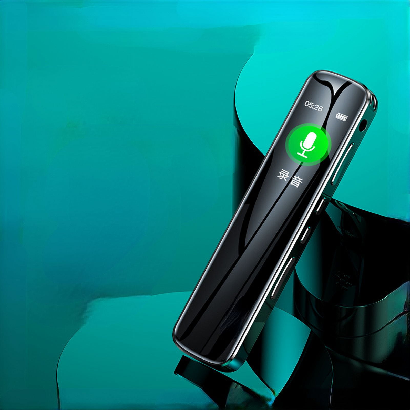 Digital Voice Recorder with Password Protection, Portable MP3 Player
