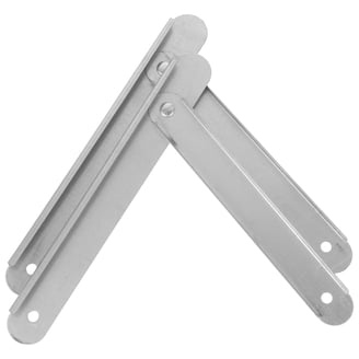 2-Pack Aluminum Step Ladder Hinge Attachment - 45cm Folding Ladder Replacement Hinges With Screws
