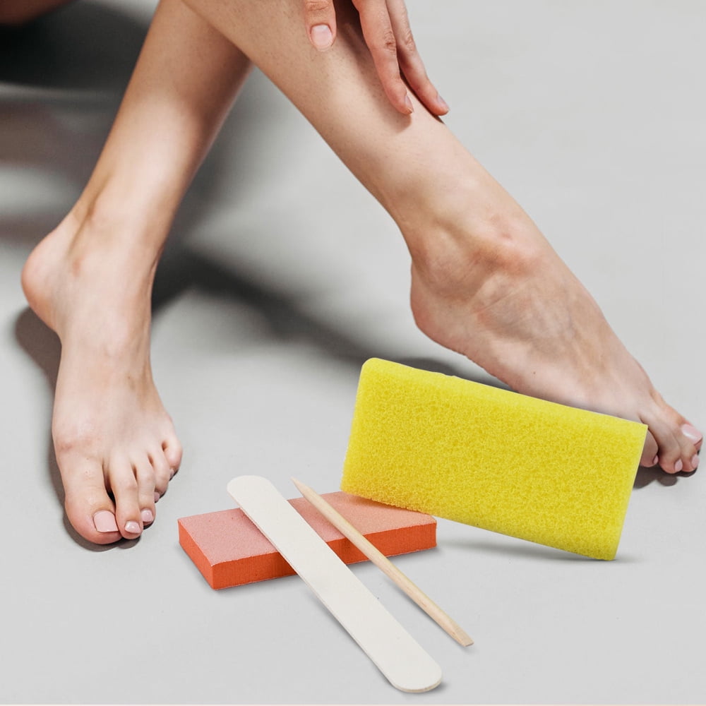 Maryton 800 Sets Case Professional Nail Salon Disposable Pumice Set Pedicure Kit