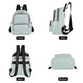 thumbnail image 2 of JIALIOU Mini Backpack Purse for Women Quilted Casual Daypack Small Travel Shoulder Bag, Mint Green, 2 of 7