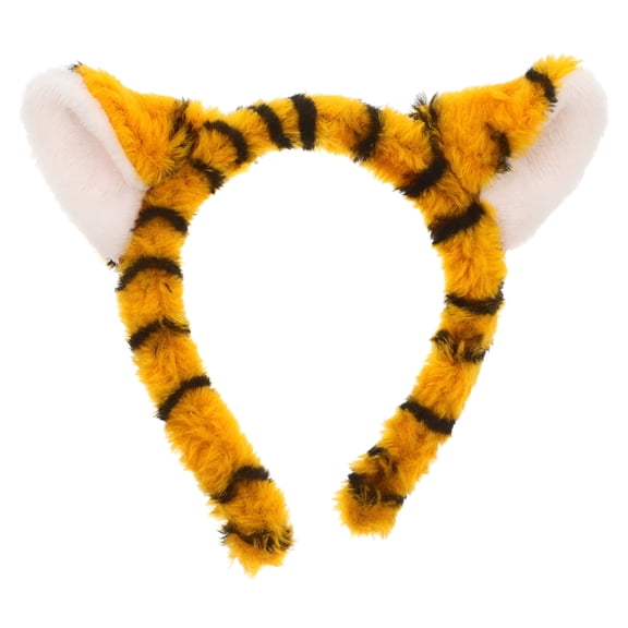 OQRKI 2026 New Plush Ear Headband Tiger Ear Headband Hair Decoration for Girls for Party, Carnival, Cosplay, Halloween Tigger Ears 1Set