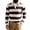 Brown, variant on ClodeEU Men’s Long Sleeve Polos Casual Sweatshirts Tops, Striped Fashion Long Sleeve Pullover Tops, Big and Tall, Size S-3XL