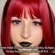 thumbnail image 3 of Lápiz labial Mynena Black de larga duración, impermeable, vegano para mujer, 3 of 8