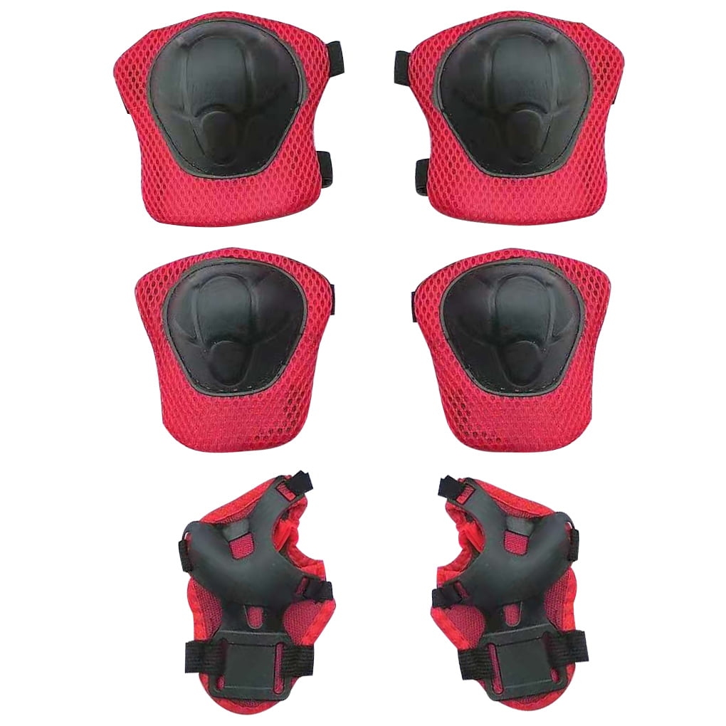 6pcs Children Sport Protective Pads Kids Skating Wrist Elbow Knee Protector Gear 