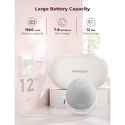 Momcozy Breast Pump Hands Free Mobile Flow | M9, App Discreet Wireless Breast Pump M9, Independent Breastmilk Storage, 2 Pack, Gray
