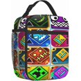 thumbnail image 2 of Geometry Gaming Dash Insulated Lunch Bag Lunch Box Large Capacity Leakproof Work Lunch Tote Bag Zipper External Net Pocket Office Travel Work, 2 of 8