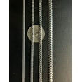 thumbnail image 3 of 10k Real SOLID WHITE Gold Miami Cuban Link Chain Necklace, 10K 2.6MM-5MM WHITE Gold, Man Gold Chain, Ladies Gold Chain, Heavy 10k Gold Chain (Width:4mm; Necklace length:22;), 3 of 6