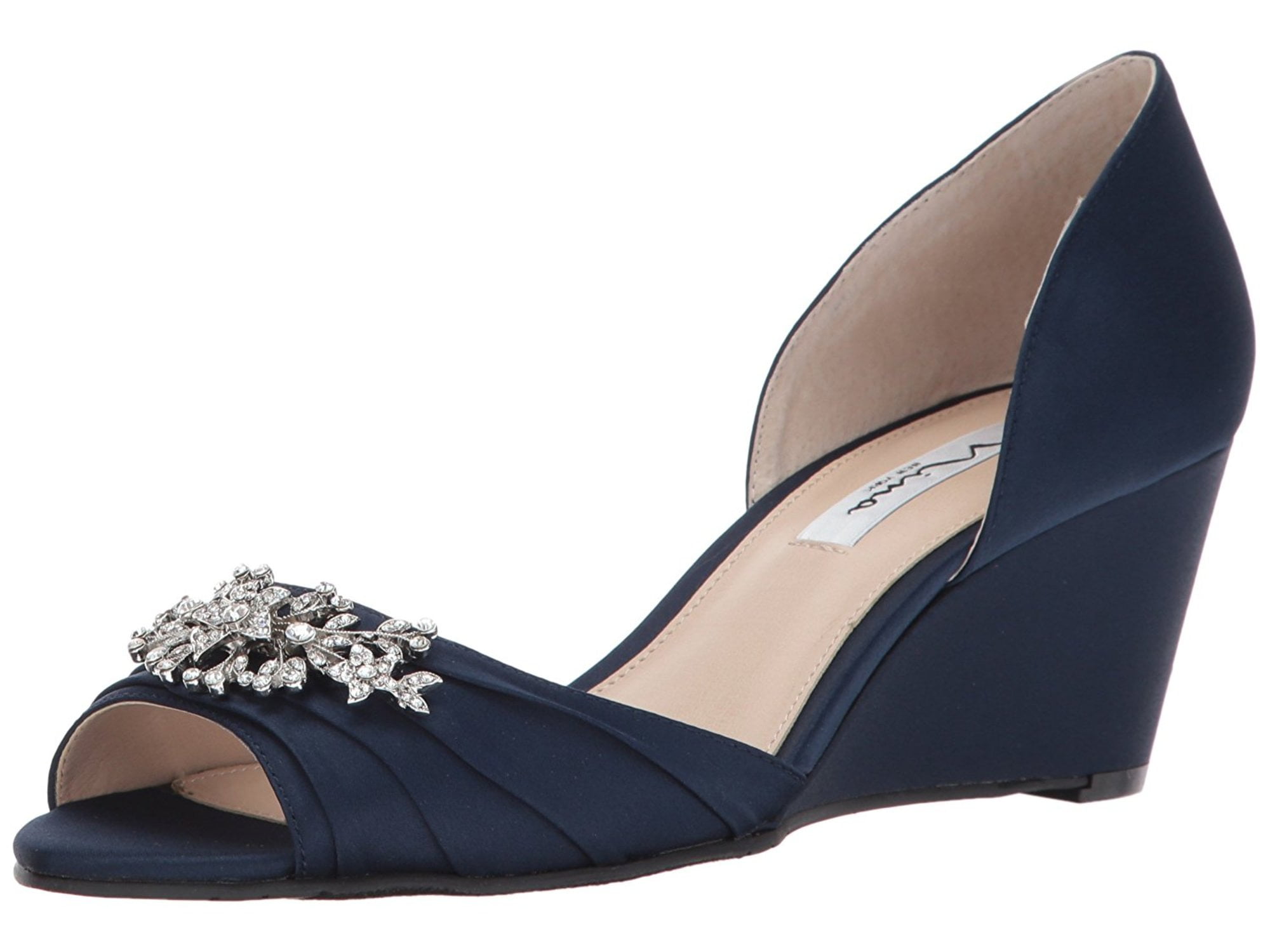 emiko embellished evening wedges