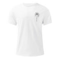 thumbnail image 4 of MNCEKFOD Summer T Shirts for Men 2025 Crew Neck Short Sleeve Sports Tshirts With City Printed Loose Fit Classic Fit Mens Tee Shirt White L4, 4 of 4