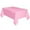 Pink, variant on Pompotops Large Plastic Rectangle Table Cover Cloth Wipe Clean Party Tablecloth Covers for Birthday, Mother's Day, Independence Day