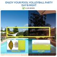 thumbnail image 4 of Juego de redes de voleibol de piscina Olybeaka ajustables de 4,5 a 7,5 m, 4 of 6