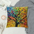 thumbnail image 2 of Chilfamy Colorful Tree Throw Pillow Covers - Watercolor Seasons Tree Pillow Cover Natural Forest Branch Pillowcase Rainbow Cushion Cover for Home Outdoor White, 2 of 5