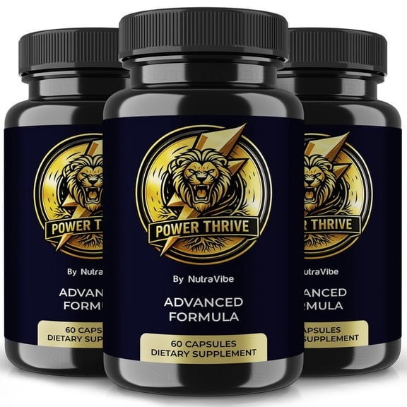 (3 Pack) Power Thrive – Original PowerThrive Capsules with a Natural Daily Blend for Energy & Wellness | Clean, Gentle, Easy-to-Swallow Pills (180 Capsules)