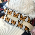 thumbnail image 3 of Aesthetic Butterfly & Flowers Seatbelt Pillow - Post-Mastectomy Recovery Cushion with Watercolor Design - Soft Car Travel Pad, 3 of 5