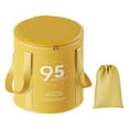 thumbnail image 3 of Foot Bath Basin Waterproof Tub Foot Soaking Bucket for Hiking Outdoor Travel Yellow, 3 of 8