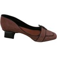 thumbnail image 2 of Fabrizio Viti Mocassins & Slip-On en Daim Rose pour Femmes Daisy Buckle - 8M, 2 of 3